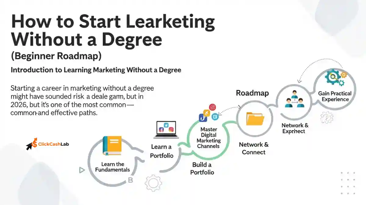 How to Start Learning Marketing Without a Degree (Beginner Roadmap)