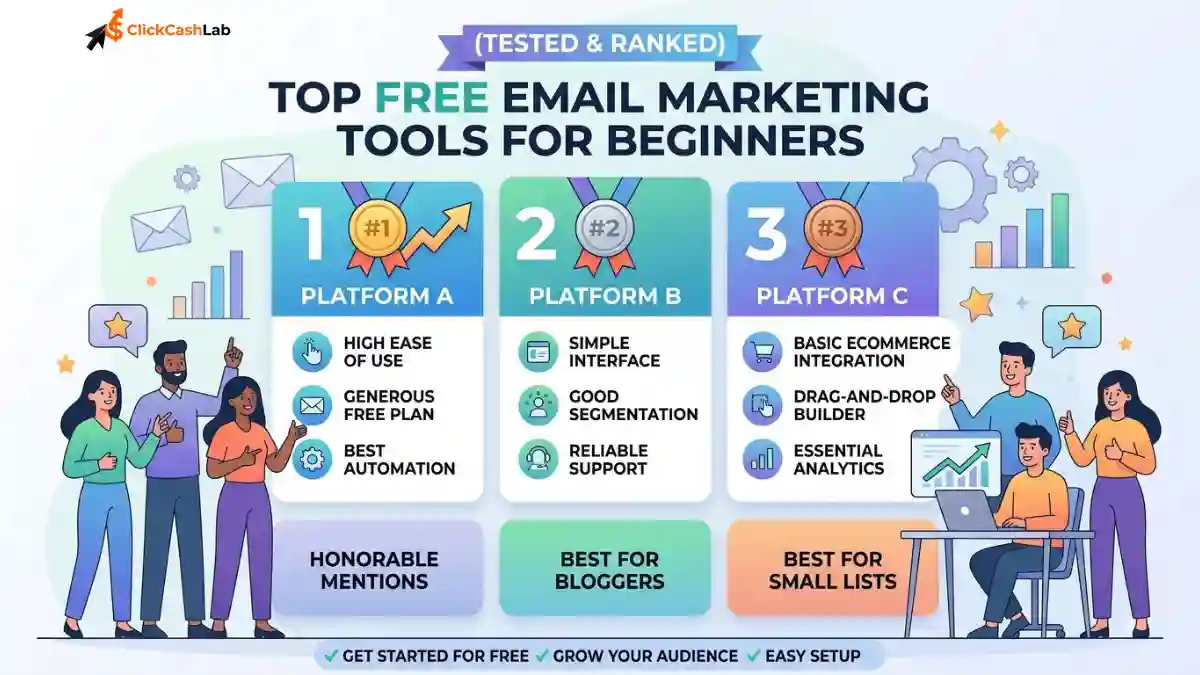 (Tested & Ranked) Top Free Email Marketing Tools for Beginners